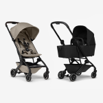 Joolz Duo Aer+ dalla nascita Passeggino sandy taupe Culla space black