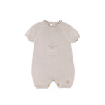 Bamboom Pagliaccetto con tasca Knitted - Cammello 33 - 3 mesi