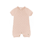 Bamboom Pagliaccetto traforato knitted - Rosa 04 - 3 mesi
