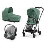 Cybex Platinum Trio Mios 3.0 Leaf Green Telaio Matt Black con Aton S2
