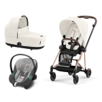 Cybex Platinum Trio Mios 3.0 Off white Telaio RoseGold con Aton S2