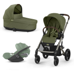 Cybex Gold Trio New Balios S Lux Moss Green Telaio Taupe Con Cloud T 2025