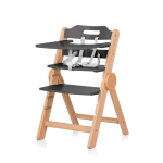 Chipolino Seggiolone Pappa in legno Cacao Graphite Wood