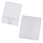 Nanan Set Coperta Rosa e Lenzuolo Bianco T Bow