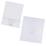 Nanan Set Coperta e Lenzuolo Bianco T Bow