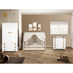 Bebex Lettino Future Lab Naturale (Kit Tessile Sabbia)