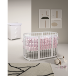 Bebex Culla Lettino Marilyn Bianco (Kit Tessile Rosa)
