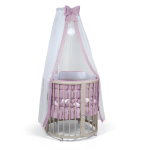 Bebex Culla Lettino Marilyn Sabbia (Kit Tessile Rosa)