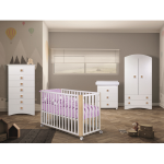 Bebex Lettino Culla  Matrix Naturale (Kit Tessile Rosa)