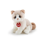 Trudi Peluche Gattino Bianco/Beige Brad Taglia S