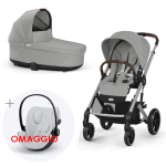 Trio Cybex Balios Stone Grey (Cloud G Omaggio) 