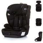 Chipolino seggiolino Icon i-Size (76-150cm) gruppo 1/2/3, poggiatesta regolabile nero