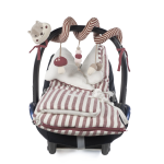 Walking Mum Spirale Attività passeggino Scoiattolo Cherry Strisce