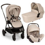 Trio Nuna Triv Next con Lytl e Arra Flex col.Biscotti