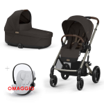 Cybex Gold Trio New Balios S Lux Chocolate Brown Telaio Taupe Con Cloud G 2025