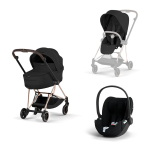 Trio Cybex Mios 2026 Comfort Sepia Black Rosegold con CloudT