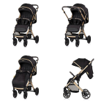 Chipolino Passeggino Reversibile Omnia 0-22 kg Nero
