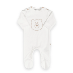 Bamboom Tuta Orso con piedi - OFFWHITE 111 1 mese