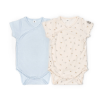 Bamboom Confezione Body maniche corte Print- 2pc -FISH MIX 144 - 1 Mese