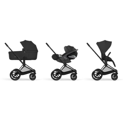 Trio Cybex Priam 2026 Comfort Sepia Black Matt Black con Cloud T