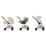 Trio Cybex Mios 2026 Comfort Cozy Beige Matt Black con CloudT