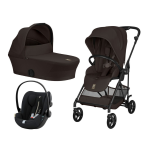 Cybex Trio Melio Carbon  Chocolate Brown 2026 Con Cloud G Plus