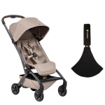 Joolz Passeggino Leggero Aer 2 con Marsupio da fianco Wildride Sandy Taupe 