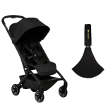 Joolz Passeggino Leggero Aer 2 con Marsupio da fianco Wildride Space Black