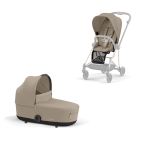Cybex Platinum Cot Mios Cozy Beige + Seat pack Cozy Beige