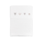 Bamboom Lenzuola culla + federa - Animal Friends 236