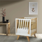 Bebex Culla Evolutiva Project Two col Bianco Naturale con cordinato tessile 