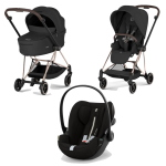 Trio Cybex Mios 2026 Comfort Sepia Black Rosegold con Cloud G