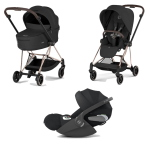 Trio Cybex Mios 2026 Comfort Sepia Black Rosegold con Cloud T