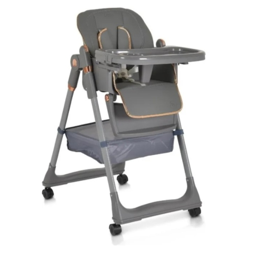 Moni Seggiolone Pappa Lindo Nero + set pappa omaggio