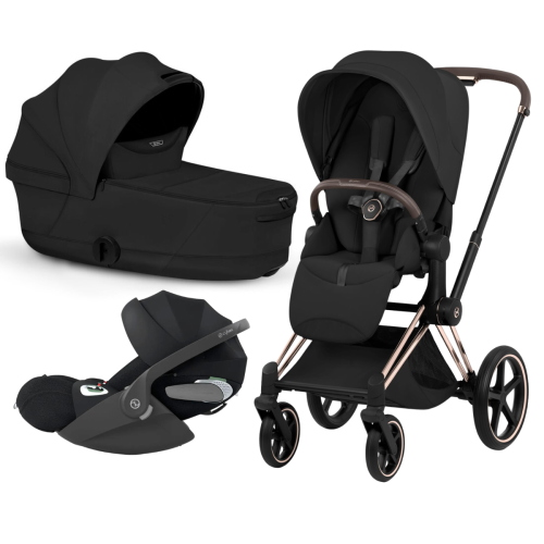 Trio Cybex Platinum Style Priam Rose Gold Sepia Black Cloud T