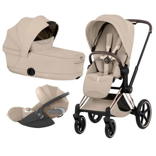 Trio Cybex Platinum Style Priam Rose Gold Cozy beige Cloud T