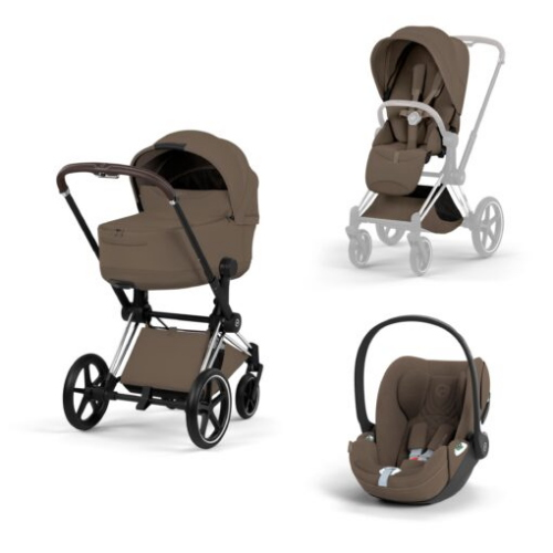 Trio Cybex Platinum Style Priam Chrome Brown Coconut Brown Cloud T