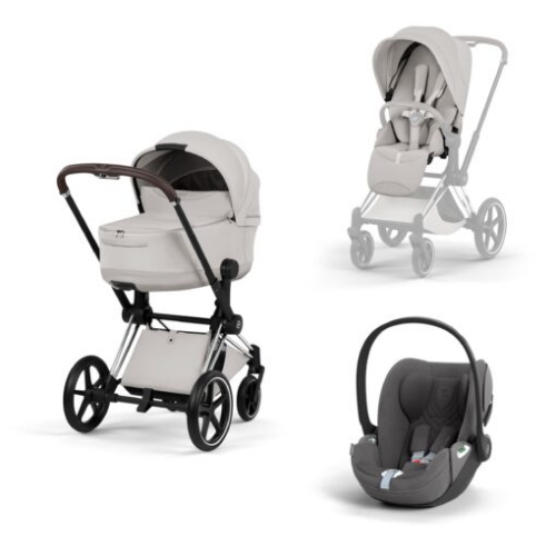 Trio Cybex Platinum Style Priam Chrome Brown City Grey Cloud T