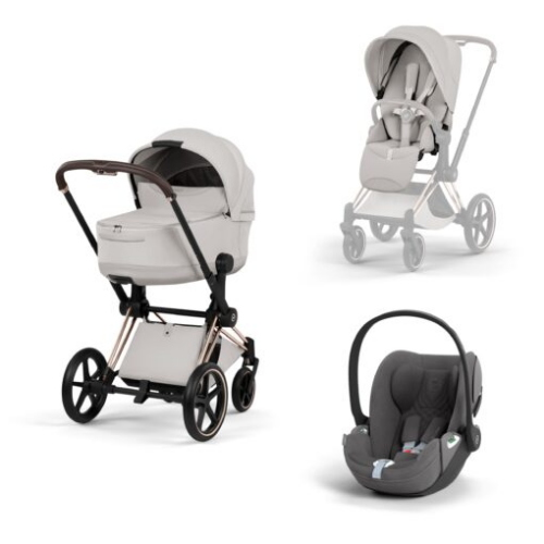 Trio Cybex Platinum Style Priam Rose Gold City Grey Cloud T
