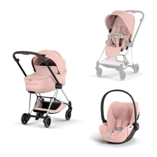 Trio Cybex Platinum Style Mios Chrome Brown Peach Pink Cloud T