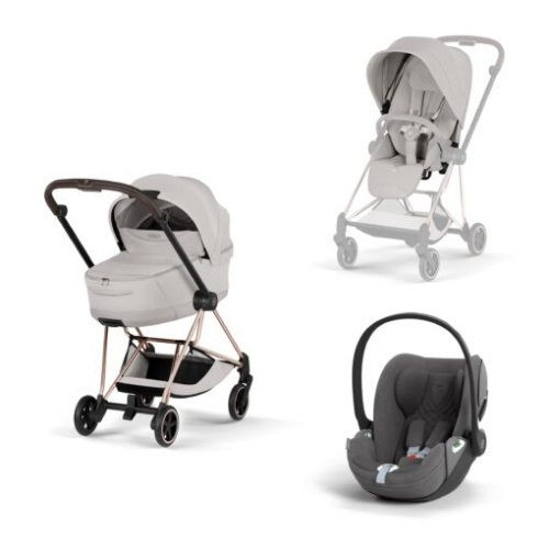 Trio Cybex Platinum Style Mios Rose Gold City Grey Cloud T