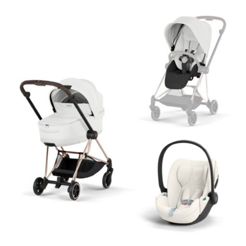 Trio Cybex Platinum Style Mios Rose Gold Off White Cloud T