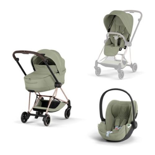 Trio Cybex Platinum Style Mios Rose Gold Sage Green Cloud T