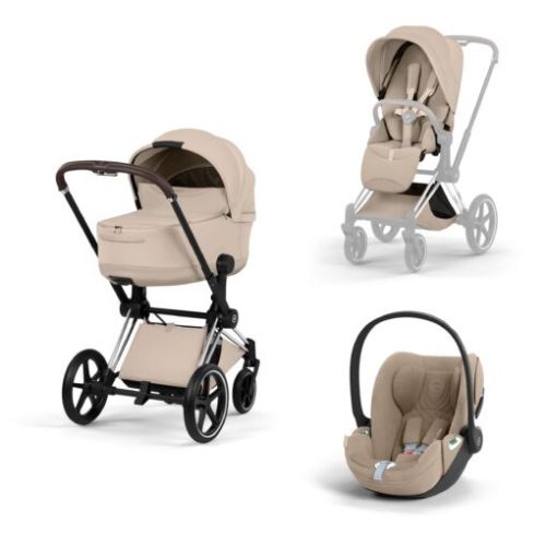Trio Cybex Platinum Style E- Priam Chrome Brown Cozy Beige Cloud T