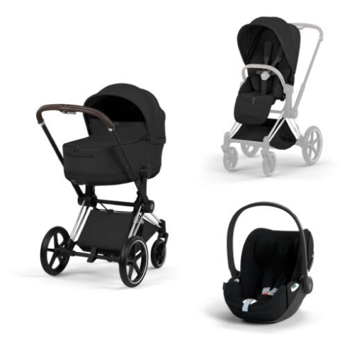 Trio Cybex Platinum Style E- Priam Chrome Brown Sepia Black Cloud T