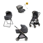 Inglesina System Quattro Electa Drw Recline Garage Grey con Telaio Bronze Black 
