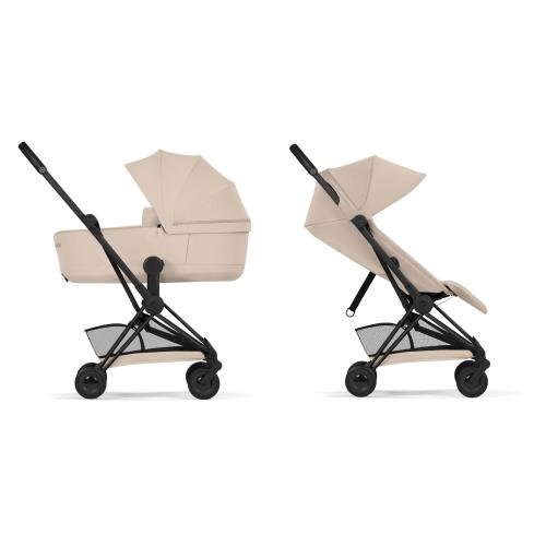 Cybex Platinum Duo Coya Comfort Cozy Beige telaio Matt Black 