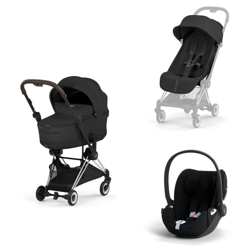 Cybex Platinum 2026 Style Trio Coya Sepia Black Chrome con Cloud T 