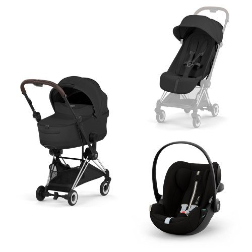 Cybex Platinum 2026 Style Trio Coya Sepia Black Chrome con Cloud G3