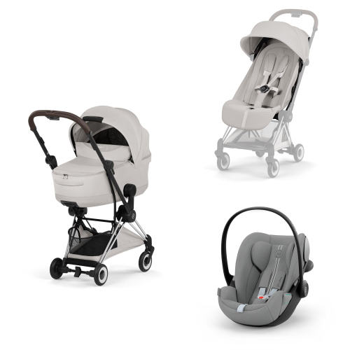 Cybex Platinum 2026 Style Trio Coya City Grey Chrome con Cloud G3